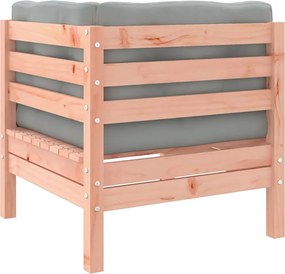 vidaXL Καναπές Κήπου Σετ 8 Τεμ. Μασίφ Ψευδοτσούγκα Ελάτης Μαξιλάρια