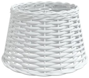 Καπέλο Φωτιστικού Λευκό Ø38x23 εκ. από Wicker - Λευκό