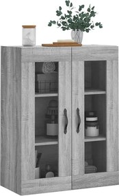 vidaXL Ντουλάπι Επιτοίχιο Γκρι Sonoma 69,5 x 34 x 90 εκ. Επεξεργ. Ξύλο