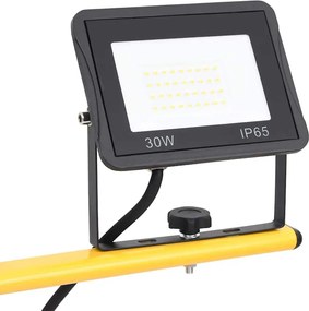 vidaXL Προβολέας LED με Τρίποδο Θερμό Λευκό 2 x 30 W
