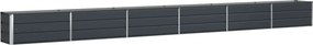 vidaXL Γλάστρα Ανθρακί 480 x 50 x 45 εκ Επικαλυμμένος Χάλυβας