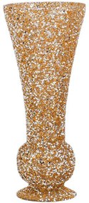 Βάζο Mosaic 967-225-015 15x35cm Gold Γυαλί