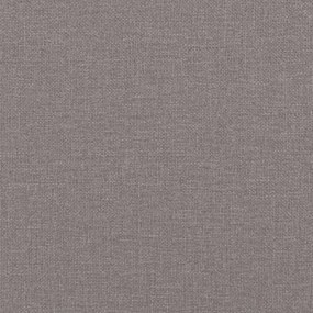 vidaXL Υποπόδιο Taupe 70 x 55 x 41 εκ. Υφασμάτινο