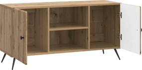 vidaXL Ντουλάπι TV 102 x 34,5 x 50 εκ. Artisan Δρυς Επεξεργασμένο Ξύλο