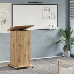 vidaXL Λεκάνη Ποντίκι με Ρόδες Κατασκευασμένου Ξύλου