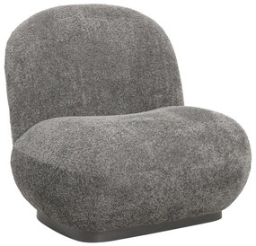 Πολυθρόνα BEANY C9591.01 Γκρί Μπουκλέ Ύφασμα 85x82x77Υ εκ. 85x82x77 εκ.