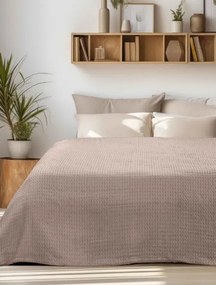 Κουβέρτα Πικέ PIKONA BROWN κουβέρτα-πικέ-220-x-240-εκ