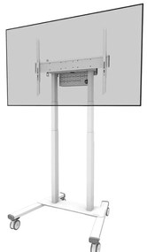 Neomounts FL55-875WH1 Βάση Τηλεόρασης Τοίχου έως 100" και 110kg