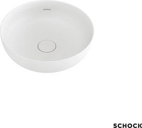 Schock CLight Mineralicast 68501 White Matt Ø39 - Επιτραπεζιος Μαρμαρινος Νιπτηρας