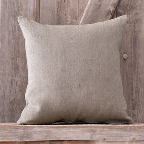 Μαξιλαροθήκη Διακοσμητική Divine 01 Beige Ρυθμός 40Χ40 100% Cotton