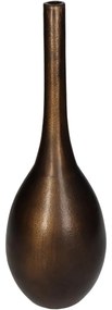 Βάζο ArteLibre Μπρονζέ Αλουμίνιο 15x15x45cm