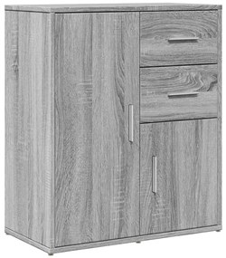vidaXL Βοηθητικό Ντουλάπι Γκρι Sonoma 60x31x70 εκ. Επεξεργασμένο Ξύλο
