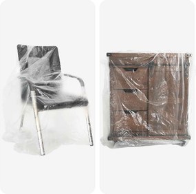vidaXL Φύλλο σκόνης 12 τμχ. Διαφανές 400 x 500 cm HDPE