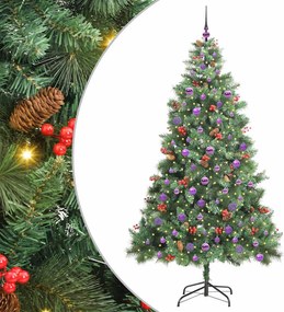 vidaXL Τεχνητό Χριστουγεννιάτικο Δέντρο 300 LED Θερμό λευκό Πράσινο