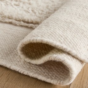 Χαλί τετράγωνο XL, χειροποίητο, από μαλλί, EDGI