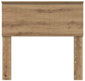 vidaXL Κεφαλάρι με κεφαλάρι Artisan Oak 90 cm Επεξεργασμένο ξύλο