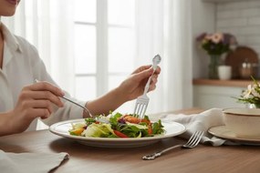 Σετ μαχαιροπίρουνων με κουτάλια από ανοξείδωτο ατσάλι - Ασημί