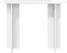 vidaXL Τραπέζι κονσόλας Γυαλιστερό Λευκό 100 x 39,5 x 75 εκ
