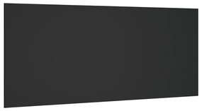 vidaXL Κεφαλάρι Κρεβατιού Μαύρο 200x1,5x80 εκ. από Επεξεργασμένο Ξύλο