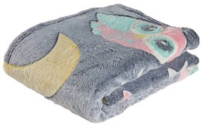 DAS BABY ΚΟΥΒΕΡΤΑ FLEECE 110Χ150 RELAX 4864 ΓΚΡΙ, ΚΙΤΡΙΝΟ, ΡΟΖ