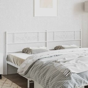 vidaXL Ανταλλακτικό κεφαλάρι Λευκό 180 εκ. Μεταλλικό
