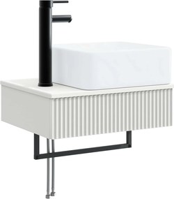 vidaXL Σετ Επίπλων Μπάνιου 5 τμχ. Λευκό 33 x 34,5 x 100 εκ