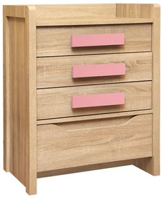 ΣΥΡΤΑΡΙΕΡΑ PLAYROOM SONAMA-ΡΟΖ HM10217.03 63Χ40Χ80εκ.