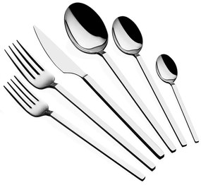 Μαχαιροπίρουνα Carre (Σετ 36Τμχ) 645DRM1207 Silver Hermia 36 τμχ Ανοξείδωτο Ατσάλι
