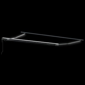 vidaXL Αναδιπλούμενη τέντα Ανοιχτό γκρι 500 x 300 εκ Πολυεστέρας