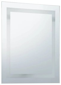 vidaXL Καθρέφτης Μπάνιου LED με Αισθητήρα Αφής 60 x 80 εκ.