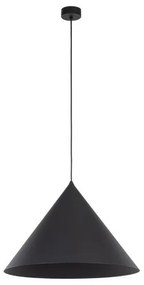 Κρεμαστό Φωτιστικό Οροφής 1xE27 Φ50cm Cono TK Lighting-10059-Μαύρο 10059