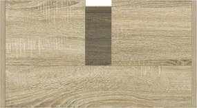 vidaXL Ντουλάπι Μπάνιου Sonoma Δρυς 58 x 33 x 60 εκ. από Επεξεργ. Ξύλο