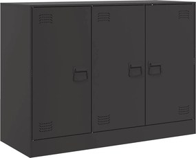 vidaXL Ντουλάπι Μαύρο 99x39x73 εκ. από Ατσάλι