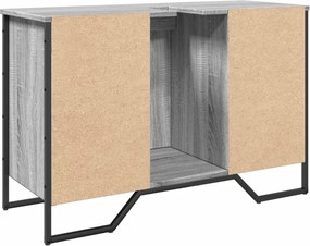 vidaXL Ντουλάπι Νιπτήρα Μπάνιου Γκρι Sonoma 91x35x60 εκ. Επεξ. Ξύλο