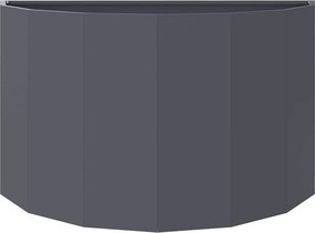 vidaXL Γλάστρα Ανθρακί 90 x 45 x 50 εκ. Ατσάλι