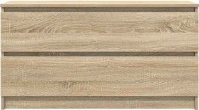 vidaXL Έπιπλο Τηλεόρασης Sonoma Δρυς 100x35x54 εκ. Επεξ. Ξύλο
