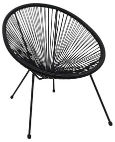 Outdoor Chair Culture Fylliana Black 70x72x83 cm