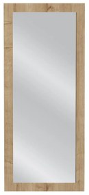 Καθρέπτης Τοίχου ArteLibre GILBERT Φυσικό Μοριοσανίδα/Γυαλί 105x45cm