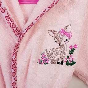 Βρεφικό Μπουρνούζι Dimcol Deer 196 Pink