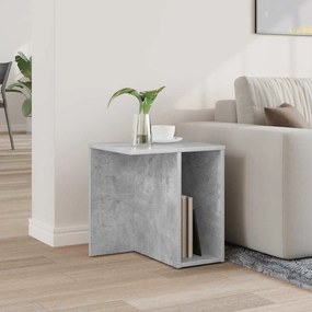 vidaXL End Table Σκυρόδεμα Γκρι 37 x 32 x 40 εκ Επεξεργασμένο ξύλο