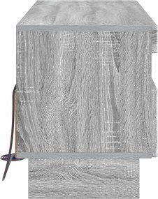 vidaXL Ντουλάπα LED Τηλεόρασης ALKMAAR 81 x 35 x 43 εκ. Γκρι Sonoma