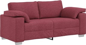vidaXL Διθέσιος καναπές Κόκκινο 180 cm ύφασμα