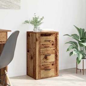 vidaXL Πλαϊνό γραφείο Παλαιό ξύλο 40 x 33 x 70 εκ. Επεξεργασμένο ξύλο