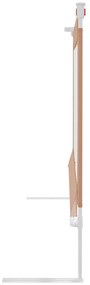 vidaXL Μπάρα Κρεβατιού Προστατευτική Taupe 150 x 25 εκ. Υφασμάτινη