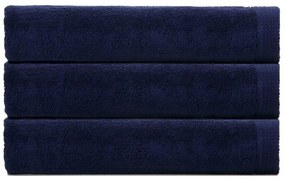 Πετσέτα 02.107.02 Blue Cryspo Trio Προσώπου 50x90cm 100% Cotton