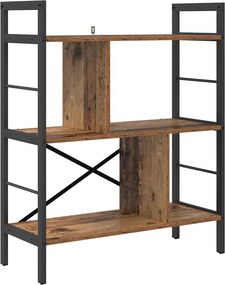 vidaXL Ράφι Βιβλίων 5 επιπέδων 75 x 30 x 91 εκ. Επεξεργασμένο Ξύλο