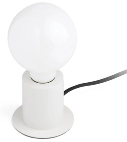 Επιτραπέζιο Φωτιστικό Ten 62168 E27 max 15W White Faro Barcelona Steel