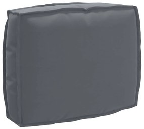 vidaXL Μαξιλάρι Παλέτας Πλάτης Ανθρακί 50 x 40 x 12 cm, Ύφασμα Oxford