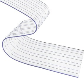 vidaXL Λωριδοκουρτίνα Διαφανής 25 μ. 300 χιλ. x 2,6 χιλ. από PVC