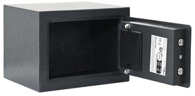 vidaXL Ψηφιακό χρηματοκιβώτιο Σκούρο Γκρι 23x17x17 εκ Ατσάλι